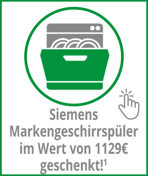 Markengeschirrspueler von Siemens geschenkt!